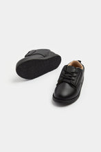 Load image into Gallery viewer, Mothercare Boys Black Smart Shoe
