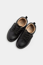 Load image into Gallery viewer, Mothercare Boys Black Smart Shoe
