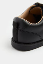 Load image into Gallery viewer, Mothercare Boys Black Smart Shoe
