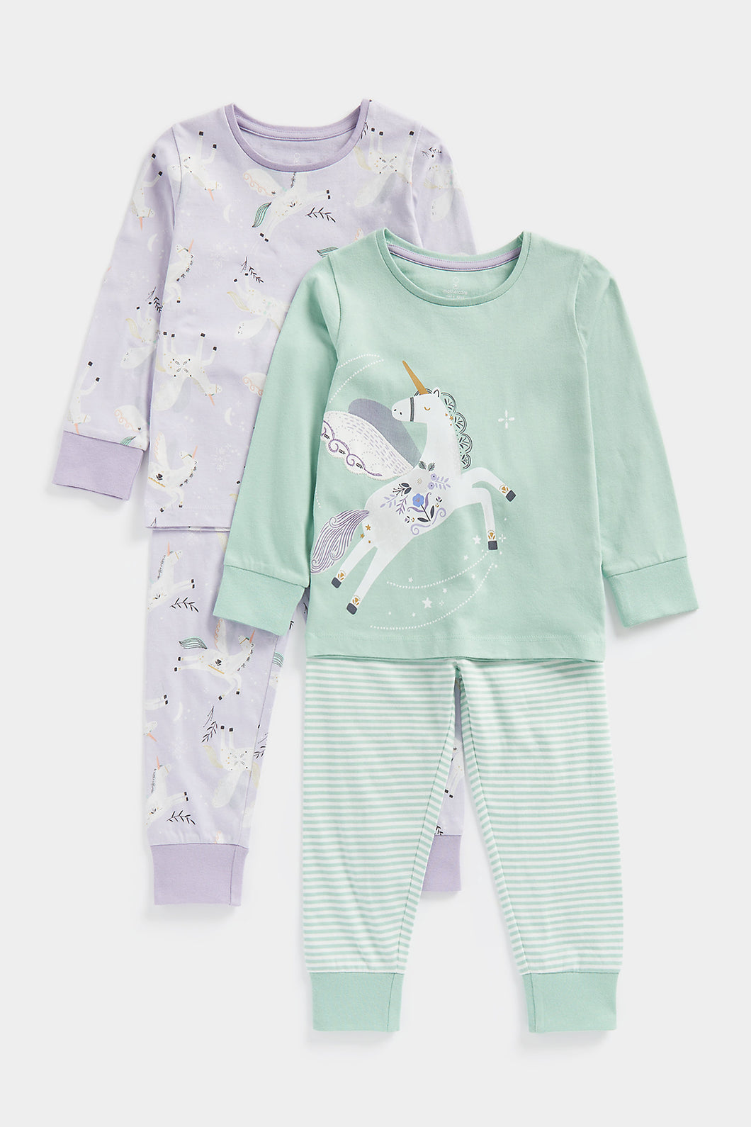 Mothercare Unicorn Pyjamas - 2 Pack