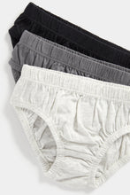 Load image into Gallery viewer, Mothercare Black/White Briefs - 5 Pack
