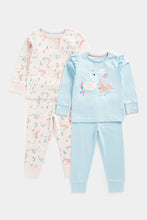 Load image into Gallery viewer, Mothercare Bunny and Swan Pyjamas - 2 Pack
