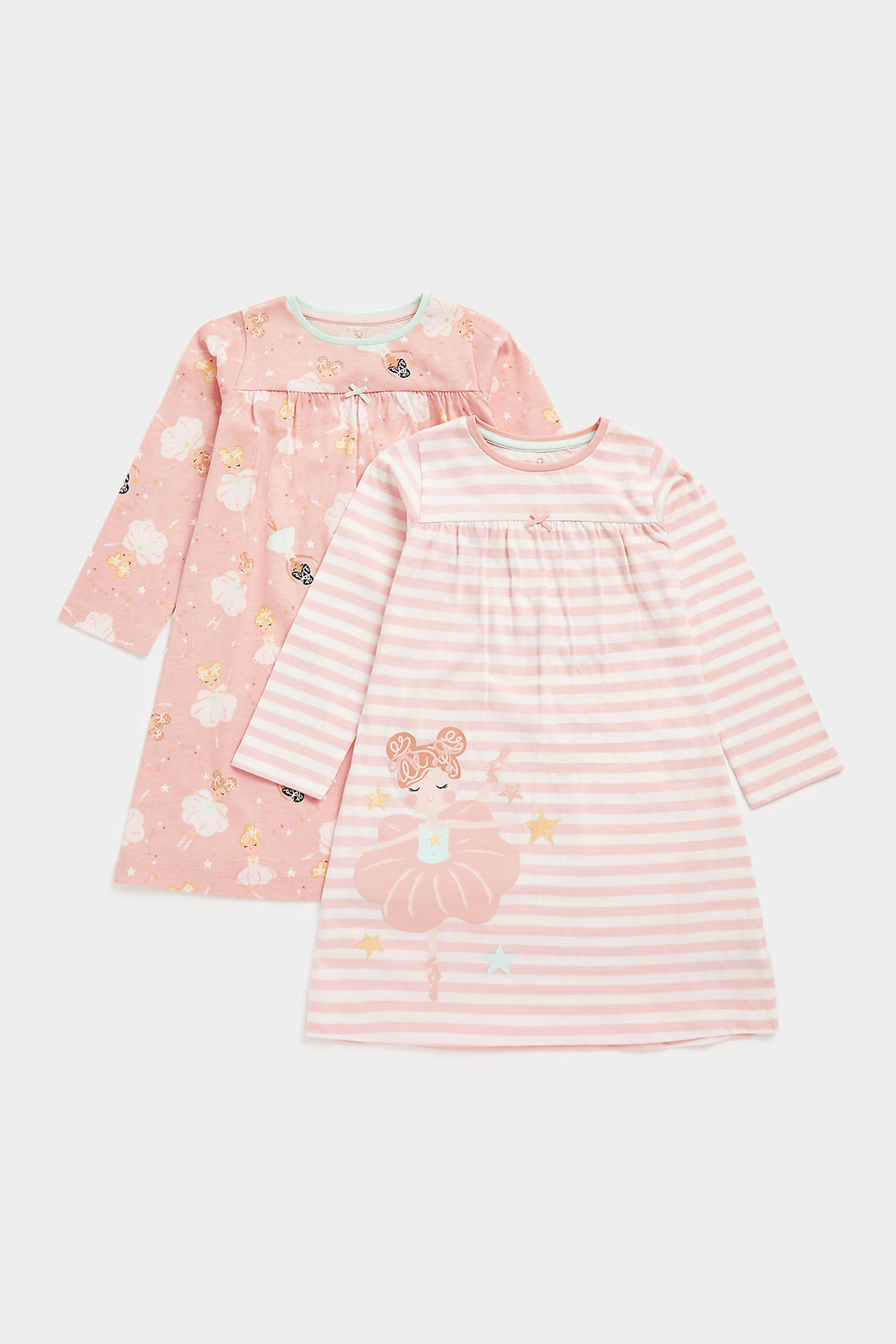 Mothercare Pretty Ballerina Nightdresses - 2 Pack