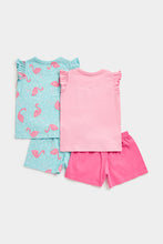 Load image into Gallery viewer, Mothercare Flamingo Shortie Pyjamas - 2 Pack
