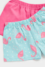 Load image into Gallery viewer, Mothercare Flamingo Shortie Pyjamas - 2 Pack
