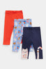 Mothercare Cat Leggings - 3 Pack