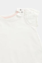 Load image into Gallery viewer, Mothercare Cat Pinny Dress and T-Shirt Set
