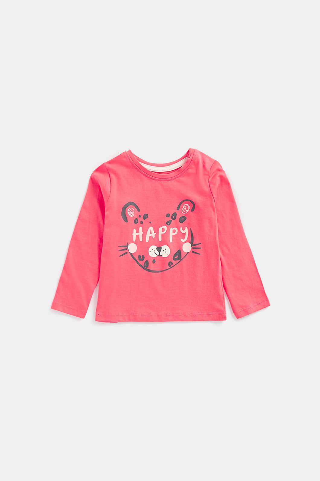 Mothercare Happy Leopard Long-Sleeved T-Shirt