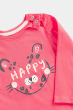 Load image into Gallery viewer, Mothercare Happy Leopard Long-Sleeved T-Shirt
