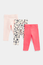 Load image into Gallery viewer, Mothercare Leopard Leggings - 3 Pack
