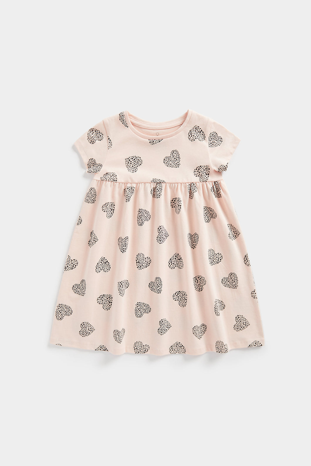 Mothercare Pink Heart Jersey Dress