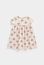 Load image into Gallery viewer, Mothercare Pink Heart Jersey Dress
