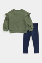 Load image into Gallery viewer, Mothercare Joyful Sweat Top And Leggings Set
