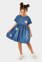 Load image into Gallery viewer, Mothercare Denim Dress with Badges
