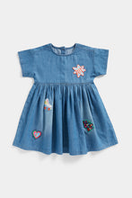 Load image into Gallery viewer, Mothercare Denim Dress with Badges
