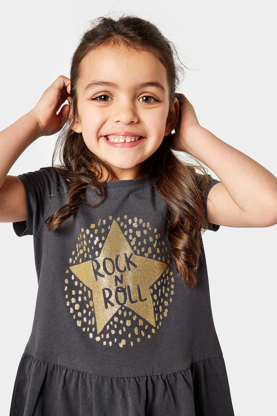 Mothercare Rock 'n' Roll Jersey Dresses - 2 Pack