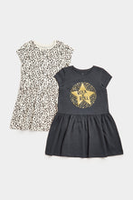 Load image into Gallery viewer, Mothercare Rock &#39;n&#39; Roll Jersey Dresses - 2 Pack
