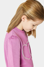 Load image into Gallery viewer, Mothercare Purple Heart Sweatshirt
