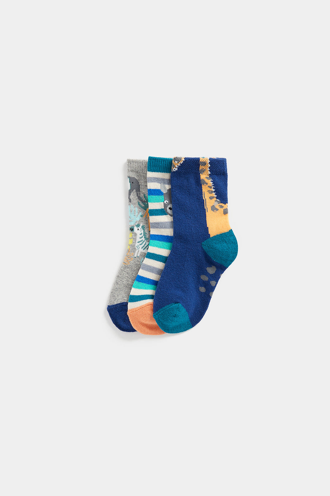 Mothercare Jungle Jamboree Socks - 3 Pack