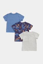 Load image into Gallery viewer, Mothercare T-Rex Dinosaur T-Shirts - 3 Pack
