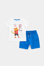 Load image into Gallery viewer, Mothercare Let&#39;S Play Shorts And T-Shirt Set
