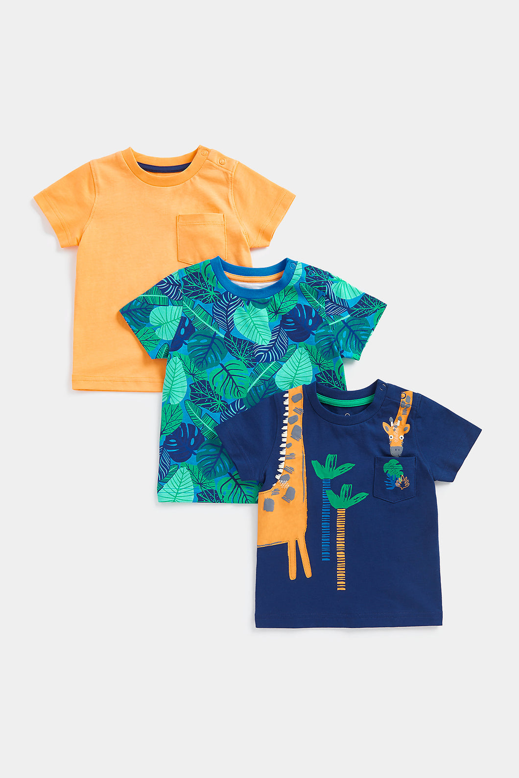 Mothercare Jungle Jamboree T-Shirts - 3 Pack