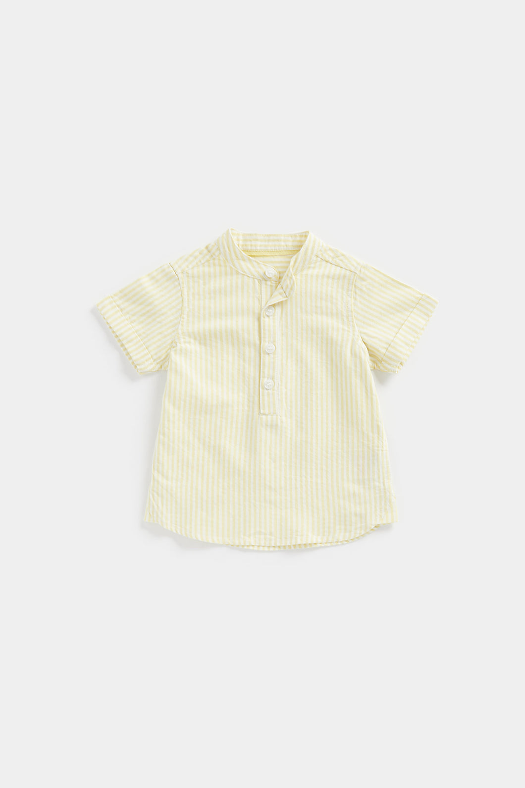 Mothercare Striped Mandarin-Collar Shirt