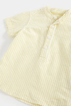 Load image into Gallery viewer, Mothercare Striped Mandarin-Collar Shirt
