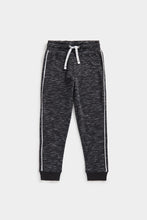 Load image into Gallery viewer, Mothercare Black Joggers With Piping
