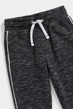 Load image into Gallery viewer, Mothercare Black Joggers With Piping
