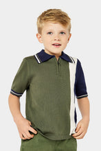 Load image into Gallery viewer, Mothercare Block Stripe Polo Shirt
