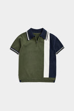 Load image into Gallery viewer, Mothercare Block Stripe Polo Shirt
