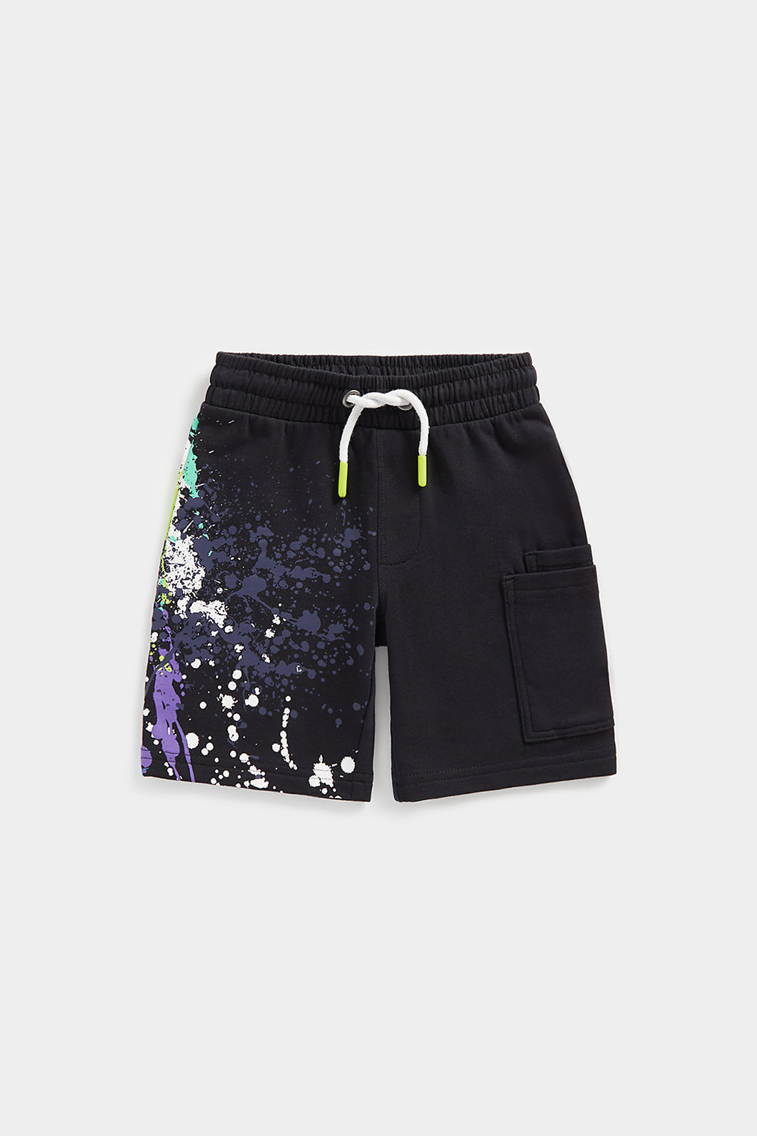 Mothercare Black Splat Jersey Shorts