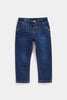 Mothercare Dark-Wash Rib-Waist Jeans