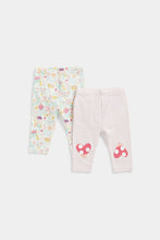 Load image into Gallery viewer, Mothercare Frilly Leggings - 2 Pack
