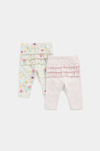 Load image into Gallery viewer, Mothercare Frilly Leggings - 2 Pack
