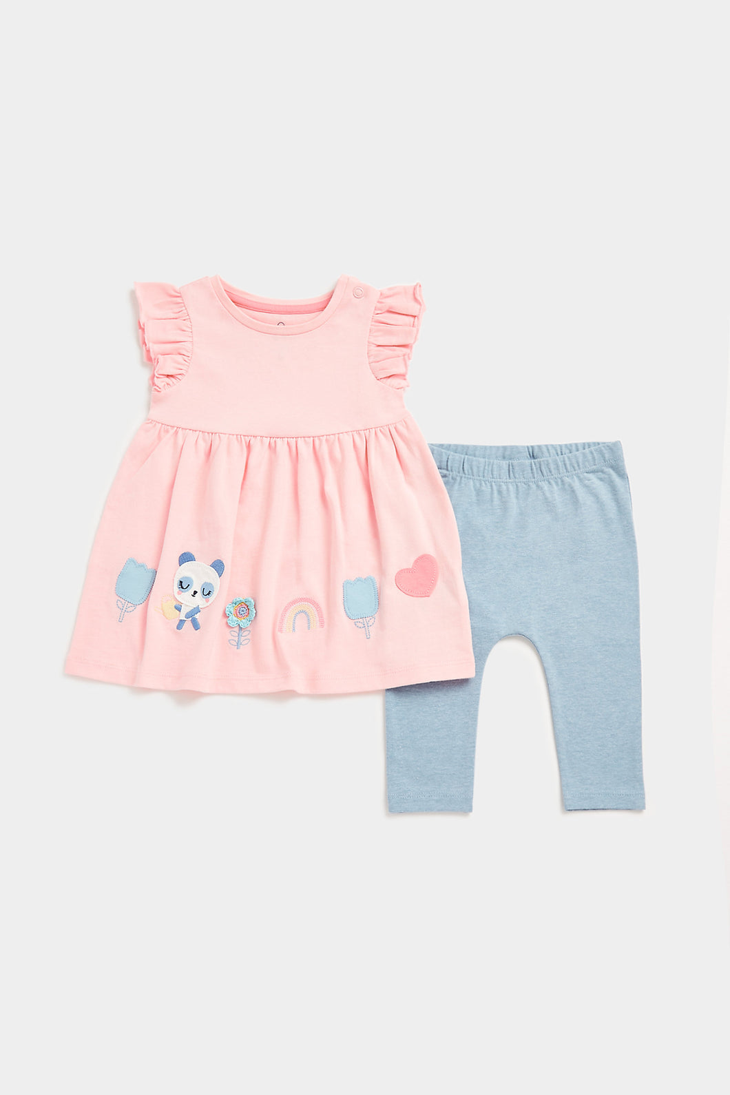 Mothercare Panda Dress and Leggings Set