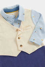 Load image into Gallery viewer, Mothercare Mock Waistcoat All-in-One
