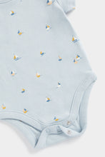 Load image into Gallery viewer, Mothercare Denim Bibshorts and Bodysuit Set
