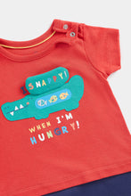 Load image into Gallery viewer, Mothercare Croc Mock T-Shirt and Shorts Romper
