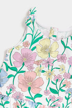 Load image into Gallery viewer, Mothercare Floral Vest T-Shirt and Shorts Set
