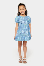 Load image into Gallery viewer, Mothercare Floral Denim Dress
