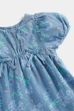 Load image into Gallery viewer, Mothercare Floral Denim Dress
