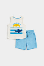 Load image into Gallery viewer, Mothercare Vest T-Shirt and Shorts Set
