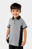 Mothercare Grey and Black Polo Shirt