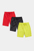 Mothercare Let's Race Jersey Shorts - 3 Pack