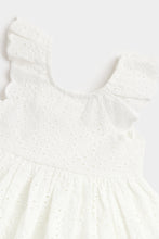 Load image into Gallery viewer, Mothercare White Broderie Dress and Knickers
