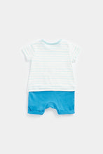 Load image into Gallery viewer, Mothercare Dino Surf Mock T-Shirt and Shorts Romper
