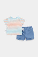 Load image into Gallery viewer, Mothercare Ocean T-Shirt and Shorts Set
