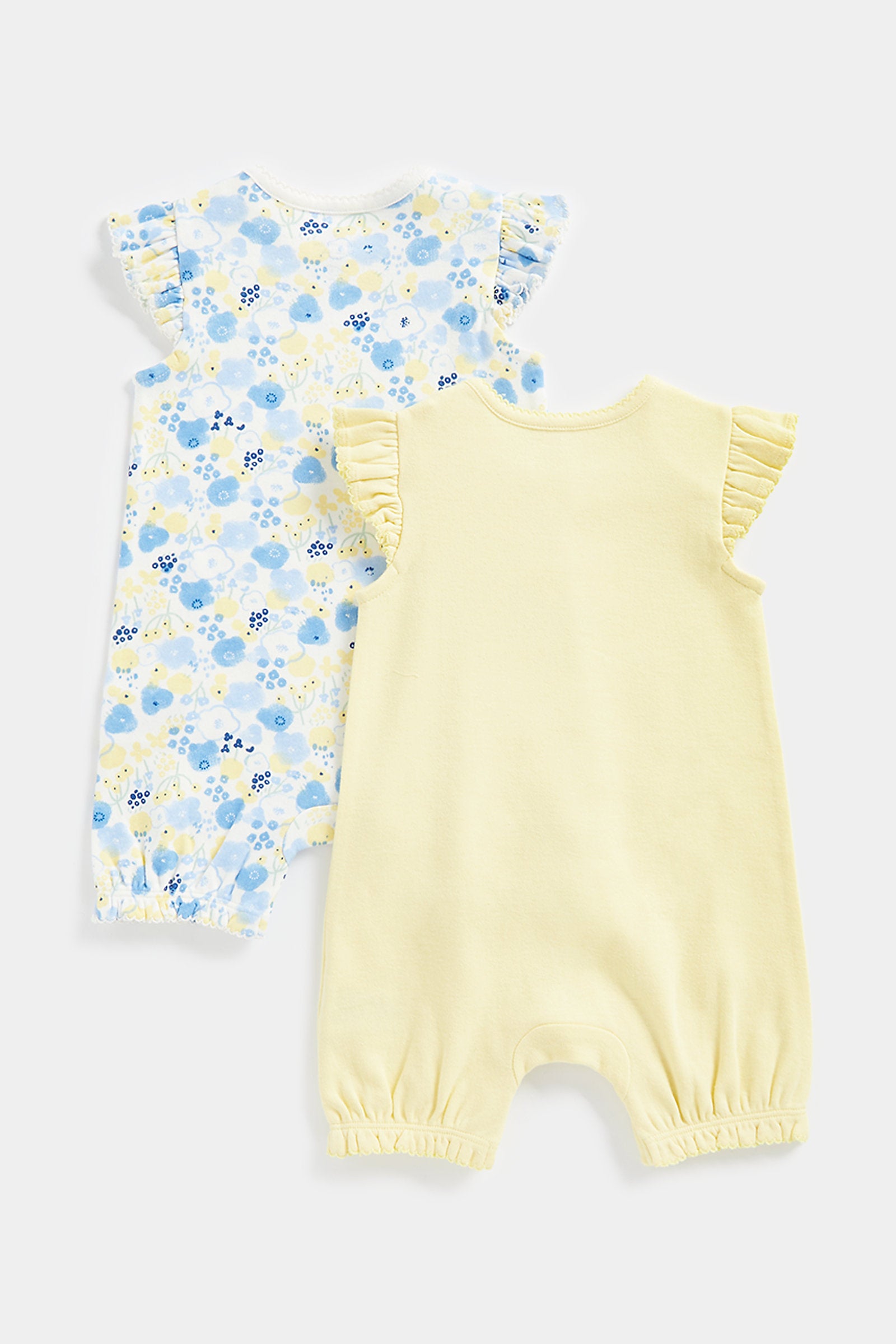 Mothercare Flower Garden Rompers - 2 Pack